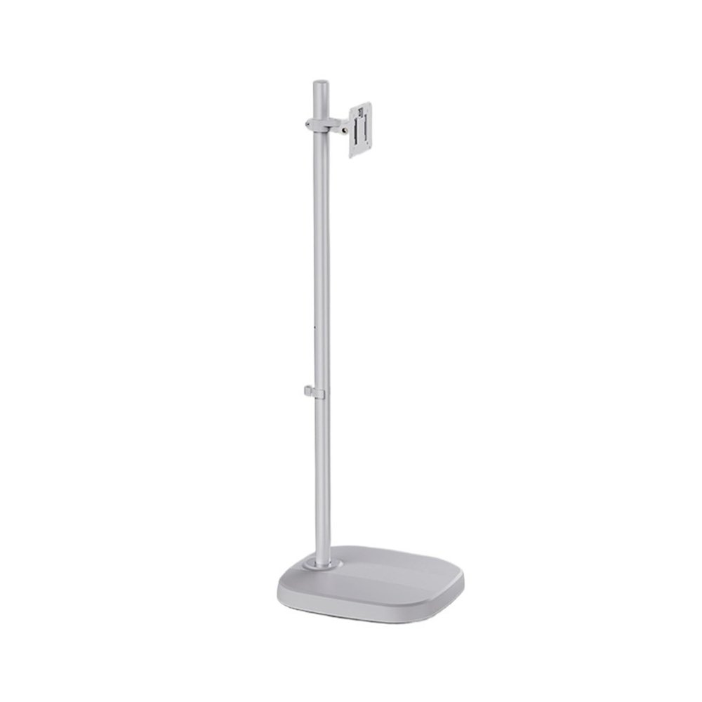 ADBWEKKF Movable floor-standing monitor stand with adjustable aluminum alloy(Brightwhitelight)