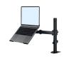 ADBWEKKF Combination clamp table stand with monitor, 2-in-1 rotating dual-screen desktop, telescopic dual-screen robotic arm(Perforated bracket design) view 1