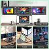 15.6" Laptop Tri-Fold Monitor, Triple Screen Laptop Extender 1080P IPS, Pro Max Monitor, Portable Monitor with USB-C & HDMI, Travel Productivity Monitor with 360 Rotation Adjustable Viewing Angles view 3