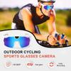 Depehelp 4K HD Baseball Sunglasses with Camera, Outdoor Activity Recording Audio Video Action Smart Glass for Men Women Action Sports for Cycling Hiking (No Memory Card) view 2