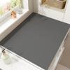 50x50cm Mat for Washing Machine - Non-Slip, Water Absorbent Protector Cover for Washers & Dryers, Dustproof Laundry Room Appliance Mat(Gray) view 2