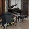 Guitar Stand Cover for Acoustic and Multi Guitars, Waterproof Protective Cover with Ventilated Design and Carry Handle, Fits Stands up to 110x120x49cm, 210D(Black) view 3