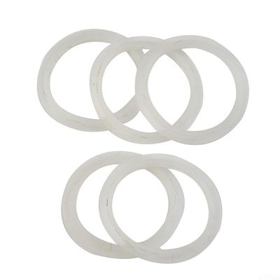 5-Pack Rubber Basin Waste Gasket for Click Clack Drain Seal, Sink Up Gasket Compatible with Push Up Drain Valve, Overflow Drain Gasket Set with 33.5mm ID / 41mm OD