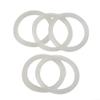 5-Pack Rubber Basin Waste Gasket for Click Clack Drain Seal, Sink Up Gasket Compatible with Push Up Drain Valve, Overflow Drain Gasket Set with 33.5mm ID / 41mm OD view 1