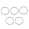 5-Pack Rubber Basin Waste Gasket for Click Clack Drain Seal, Sink Up Gasket Compatible with Push Up Drain Valve, Overflow Drain Gasket Set with 33.5mm ID / 41mm OD view 2
