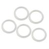 5-Pack Rubber Basin Waste Gasket for Click Clack Drain Seal, Sink Up Gasket Compatible with Push Up Drain Valve, Overflow Drain Gasket Set with 33.5mm ID / 41mm OD view 4