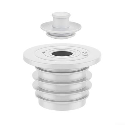 Pipe Seal for Washing Machine Drain, Silicone Deodorizing Drain Pipe Cover to Leaks, Fit 35-75mm Inner Diameter, White(45-50mm)