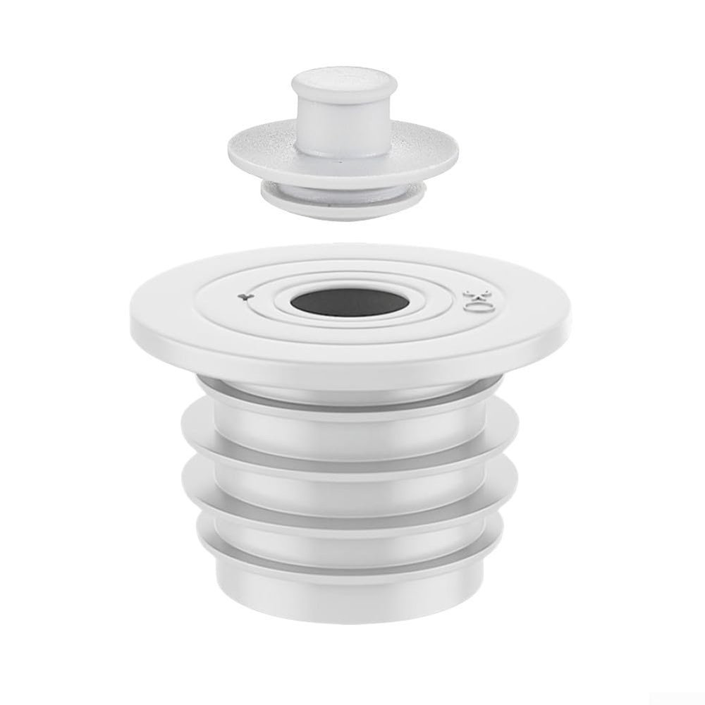 Silicone Pipe Seal for Washing Machine Drain, Deodorizing Drain Cover for Sink and Mop Pool, 35-75mm Inner Diameter, Leak Prevention Hose Seal Compatible with Various(45-50mm)