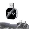 2026 Upgrade 3 in 1 Screen Mirror iOS Phone, Wired to Wireless Adapter, for Link Bluetooth Auto Movies (Silver) view 1