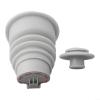 7-Layer Silicone Drain Seal for Ring, Adjustable Waterproof Sewer Pipe Gasket Compatible with Dishwasher Washing Machine Hose Connector, Anti-Leak Silicone(45-50mm) view 3