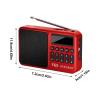 FM Radio, USB Portable Radio MP3 Player Speakers, for Offices Poolside Kitchen Desktop Car Elderly Patio Garage School Camping Travel view 2