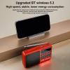 FM Radio, USB Portable Radio MP3 Player Speakers, for Offices Poolside Kitchen Desktop Car Elderly Patio Garage School Camping Travel view 4
