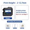 SHIHUANI E98 12.7mm Portable Mini Touchscreen Handheld Inkjet Printer for QR Barcode Logo Date Label(with Black Ink,AU) view 2