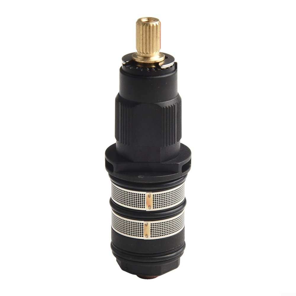Thermostatic Cartridge for Bristan, Replacement Valve for Artisan Mixer & Frenzy Bar Shower, Fits Design Utility Bar Mixer, 81.15 x 26.8 x 24.7 mm, Black Plastic Cartridge