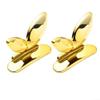 Plastic Toilet Seat Lift Handle with for Easy Grip Design, Non-Slip Bathroom Accessibility Aid for Elderly, Toilet Lid Lifter for Seniors, 2-Pack (Gold)(Gold) view 1