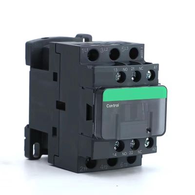 AC Contactor 3 Pole, 690V Three Phase Industrial Electrical Contactor with 1NO 1NC Auxiliary Contact, CE Certified (LC1D38 380V)