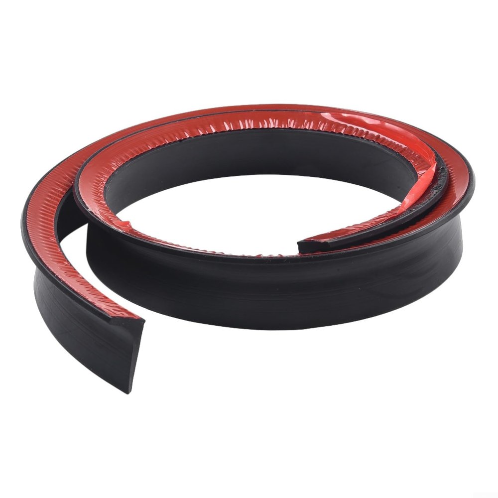 Silicone Shower Dam for Curbless Showers, Water Stopper Strip 1M Flexible Bathroom Leak Proof Floor Seal with Self- Backing, for Easy Install Threshold Barrier(Black)