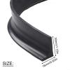 Silicone Shower Dam for Curbless Showers, Water Stopper Strip 1M Flexible Bathroom Leak Proof Floor Seal with Self- Backing, for Easy Install Threshold Barrier(Black) view 4