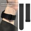 Lamshaw Compatible with Bushnell iON Elite Bands, Soft Silicone Sport Wristband Replacement Straps Compatible with Bushnell iON Elite Watch (Black, 22mm size band) view 3