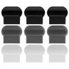 PC Toilet Lid Lifter 9 Pcs Set with Strong for Hands- Use, Sticky Toilet Lid Puller for Seat Cover Handle, for Easy Install Bathroom Accessory in Black White Gray view 1