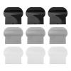 PC Toilet Lid Lifter 9 Pcs Set with Strong for Hands- Use, Sticky Toilet Lid Puller for Seat Cover Handle, for Easy Install Bathroom Accessory in Black White Gray view 3