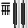 2 Pack Steel Magnetic 14-Inch Cable Management Channels for Under Desk Leg, No Drill Cord Organizer Cover & Wire Hider Cover with Adhesive Cable Tie, Cable Organizer Kit for Home Office & Gaming Desk view 1