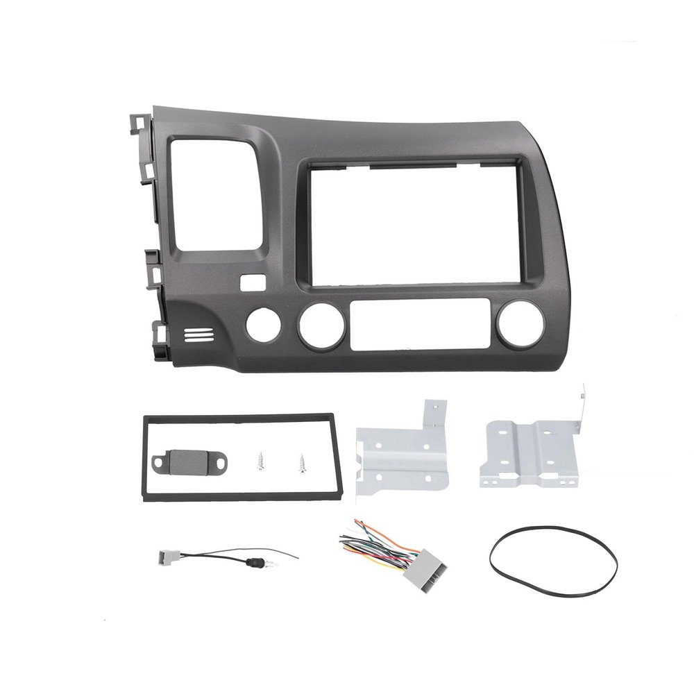 2DIN Radio Dash Kit with Wiring Harness for 2006-2011, ABS Plastic, Precise Fit - Easy Installation, Durable Material, Ideal for Car Stereo Navigation