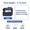 SHIHUANI E98 12.7mm Portable Mini Touchscreen Handheld Inkjet Printer for QR Barcode Logo Date Label(Without Ink,JP) view 2