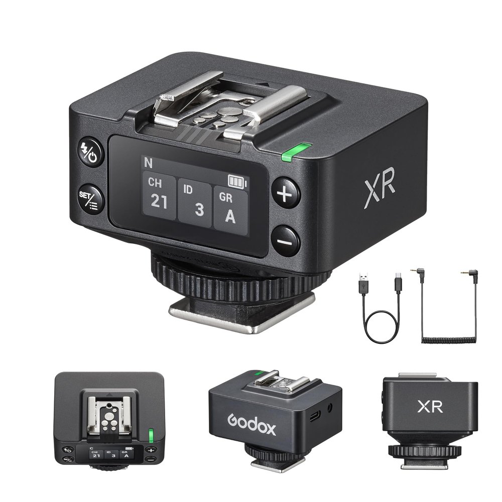 Godox XR 2.4G TTL High Speed Sync Wireless Flash Trigger,Remote Flash Receiver (for Nikon for Canon)