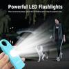 AGADMCM Rechargeable Personal Safety Alarm, 130dB Emergency Siren with LED Flashlight, Portable Keychain for Women, Kids, Elderly, Night Running & Travel (Aqua) view 3
