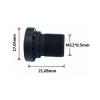 Compatible for CCTV, 8MP M12 Lens 2.8mm F2.2 with IR Filter for Surveillance view 4