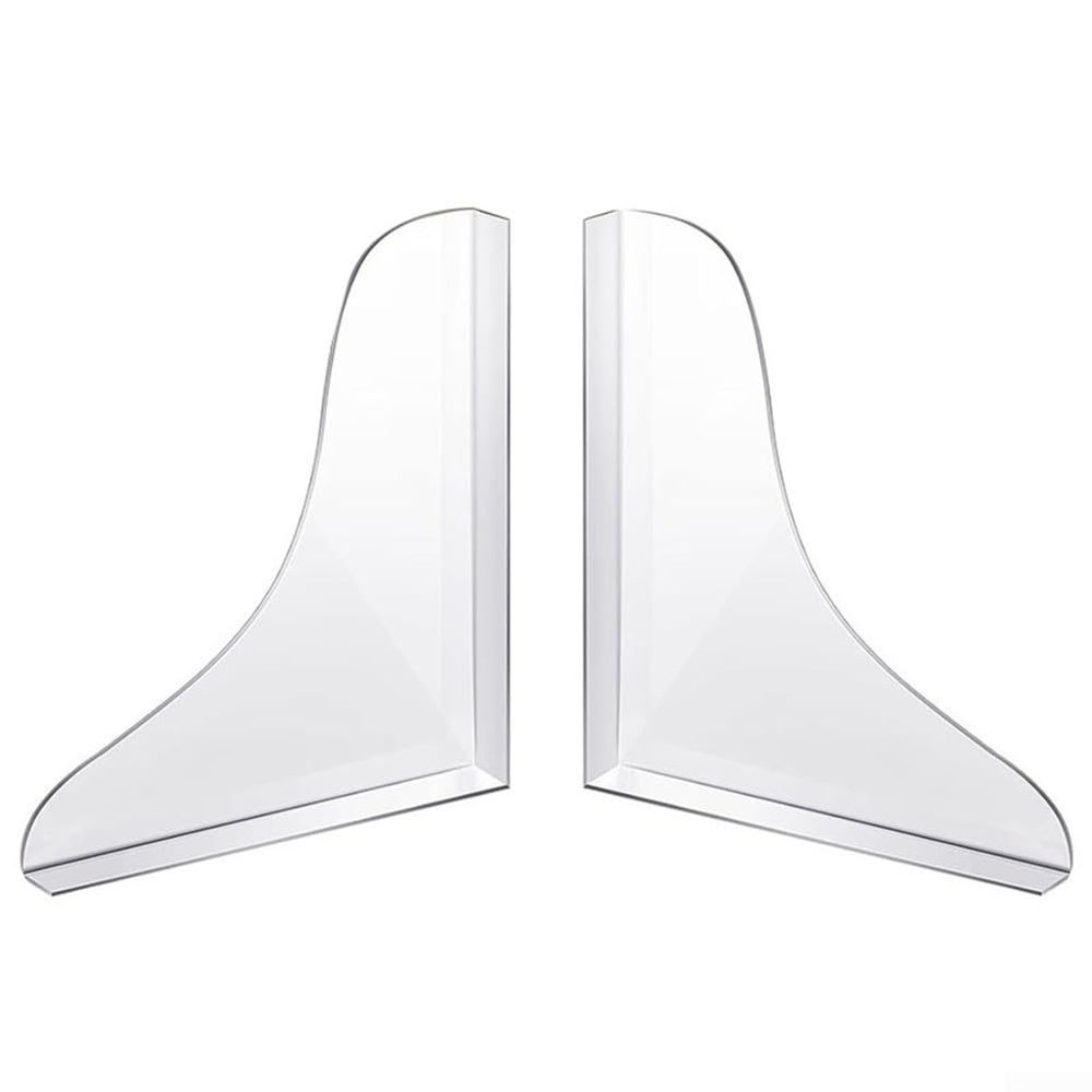 Shower Splash Guard for Acrylic Tub, Transparent Bathtub Corner Splash Guard Removable, for Easy Install Waterproof Bathroom Sink Splash Guard, 22x19CM