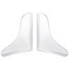 Shower Splash Guard for Acrylic Tub, Transparent Bathtub Corner Splash Guard Removable, for Easy Install Waterproof Bathroom Sink Splash Guard, 22x19CM view 1
