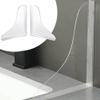 Shower Splash Guard for Acrylic Tub, Transparent Bathtub Corner Splash Guard Removable, for Easy Install Waterproof Bathroom Sink Splash Guard, 22x19CM view 4