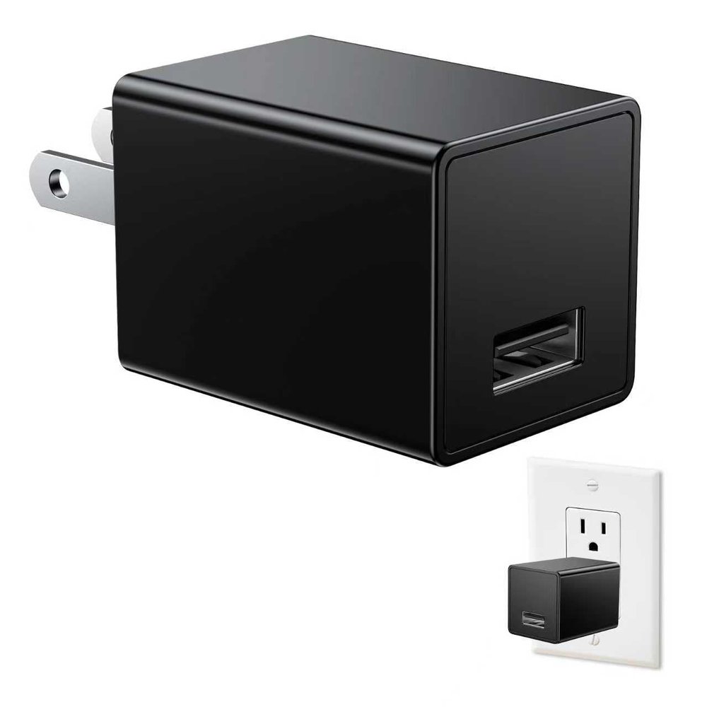 ZZTSGJILZ Hidden Spy Camera for Home Use, Mini Security Wireless WiFi Camera-USB Charger Camera - HD Nanny Cam,Indoor Nanny Cam for Baby, Motion Detection Alert