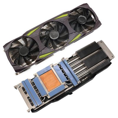 Video Card Heatsink RTX3080 RTX3080Ti for Manli for GeForce RTX 3080 3090 for Gallardo 12GB OC GPU Heat Sink Laptop Parts