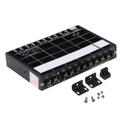 Car Audio Graphic Equalizer, 7 - Band EQ, 3.5mm Aux Input & Knob - Precise Sound Customization, Dedicated Subwoofer Control, Universal Dash Mount