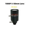 Compatible for CCTV, 2MP Varifocal M12 Lens 5-50mm F1.6 with IR Filter(No Need 650nm Filter) view 2