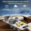 Iwister IP66 Outdoor Power Strip Fully Waterproof, 6 AC 25 Ft, 1875W/15A 14AWG Heavy-Duty SJTW Extension Cord, All-Weather, Surge Protection, Ideal for Outdoor, patios,Garden, Pool Party,RV,Yellow view 3