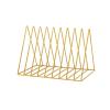 WANGHAI2024M CD Storage Rack Minimalist Triangular Iron Metal CD Albums Record Rack for Home Office Hotel view 1