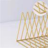 WANGHAI2024M CD Storage Rack Minimalist Triangular Iron Metal CD Albums Record Rack for Home Office Hotel view 3
