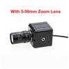 Compatible for IMX258, 13MP USB Camera with Varifocal CS Lens(5-50mm Varifocal) view 2