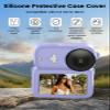 Arxonis 4-in-1 Silicone Protective Case Compatible with DJI Osmo Nano, Full Body Protection Set with Lens Cap & 2 Anti-loss Lanyard, Shockproof Anti-Scratch Cover[Blue] view 2