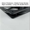 120mm x 25mm DC 12V Cooling Fan Dual Ball Bearing 3Pin FG Signal 2200RPM 87.87CFM Silent High Airflow for PC Server Cabinet Case view 2