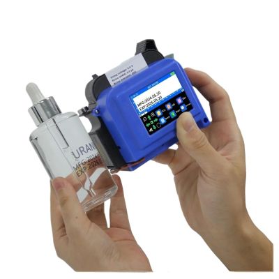 SHIHUANI 25.4mm Portable Mini Handheld Inkjet Printer for QR Barcode Image Logo Date(with 2 Ink,KR)