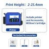 SHIHUANI 25.4mm Portable Mini Handheld Inkjet Printer for QR Barcode Image Logo Date(Without Ink,UK) view 2