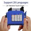 SHIHUANI 25.4mm Portable Mini Handheld Inkjet Printer for QR Barcode Image Logo Date(Without Ink,UK) view 3