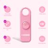 AGADMCM Rechargeable Personal Safety Alarm, 130dB Emergency Siren with LED Flashlight, Portable Keychain for Women, Kids, Elderly, Night Running & Travel (Baby Pink) view 3