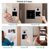 ANJIELO SMART 4 Wire White Video Door Intercom System,7inch WiFi Monitor,Multiple Doorbells and Multiple Camera,Bell System with Door Opener (1 Bell+2 White Monitor) view 3