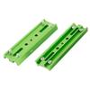 4 Screws Positioning Dovetail Plate 140mm Equatorial Instrument Holding Clamp Board Red Black Green Astronomical Telescope Part(Green) view 1